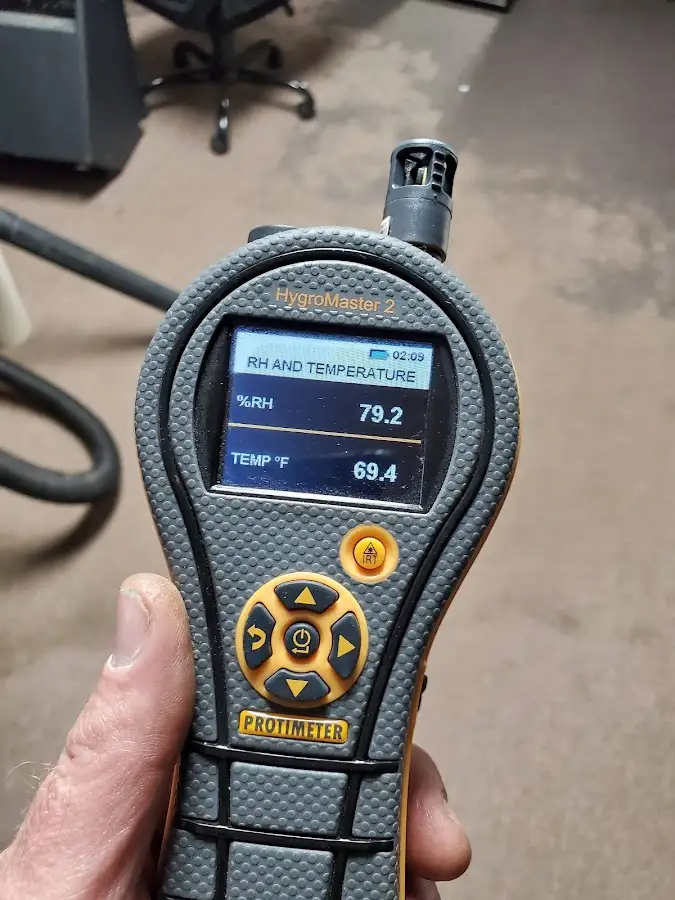 Moisture meter humidity assessment for Mold Remediation & Removal in Laredo